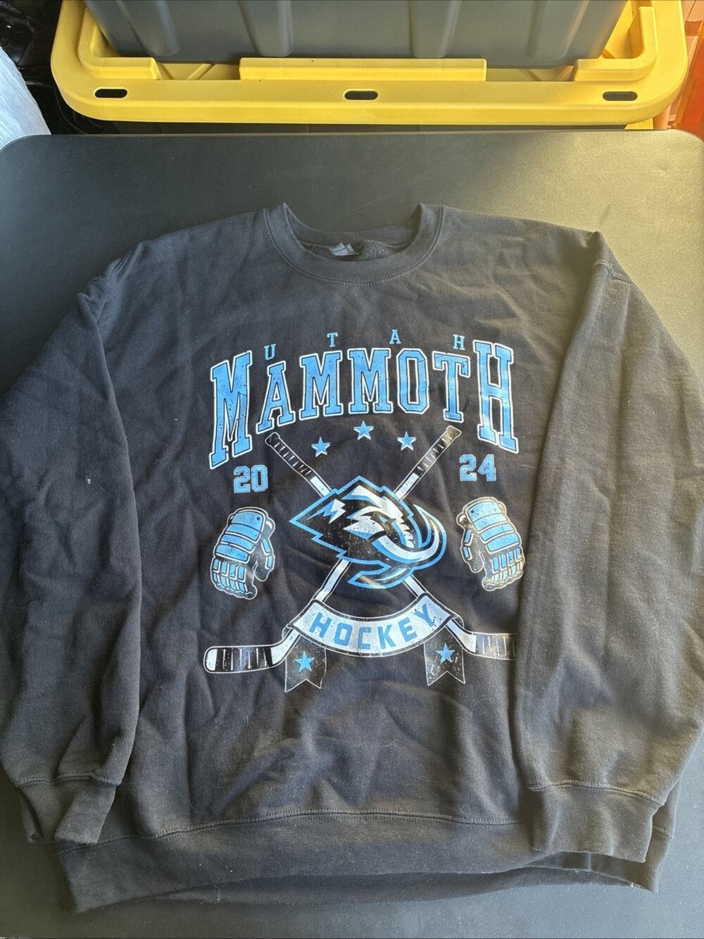 Vintage Utah Mammoth Ice Hockey Team Crewneck Sweatshirt VK11365